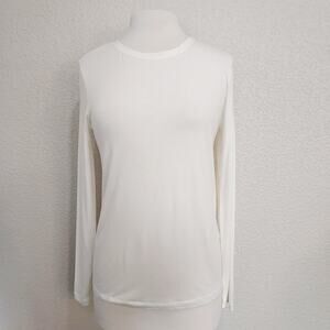 BVM Les Copains White Long Sleeve Basic Size 44